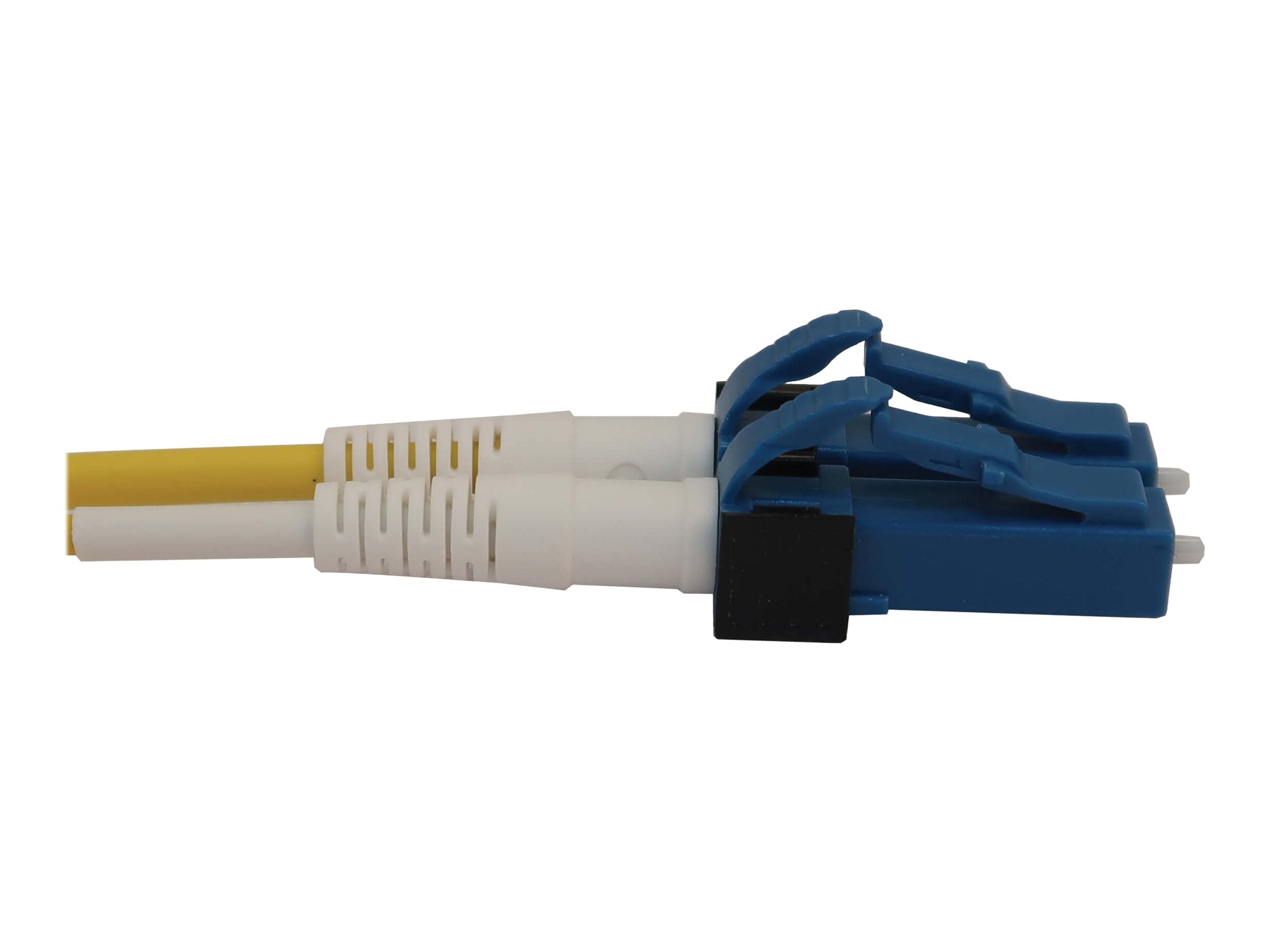 EATON TRIPPLITE 400G Singlemode 9/125 OS2 Switchable Fiber Optic Cable 12F MTP/MPO-APC to 4x Duplex LC/UPC F/M Yellow 2m