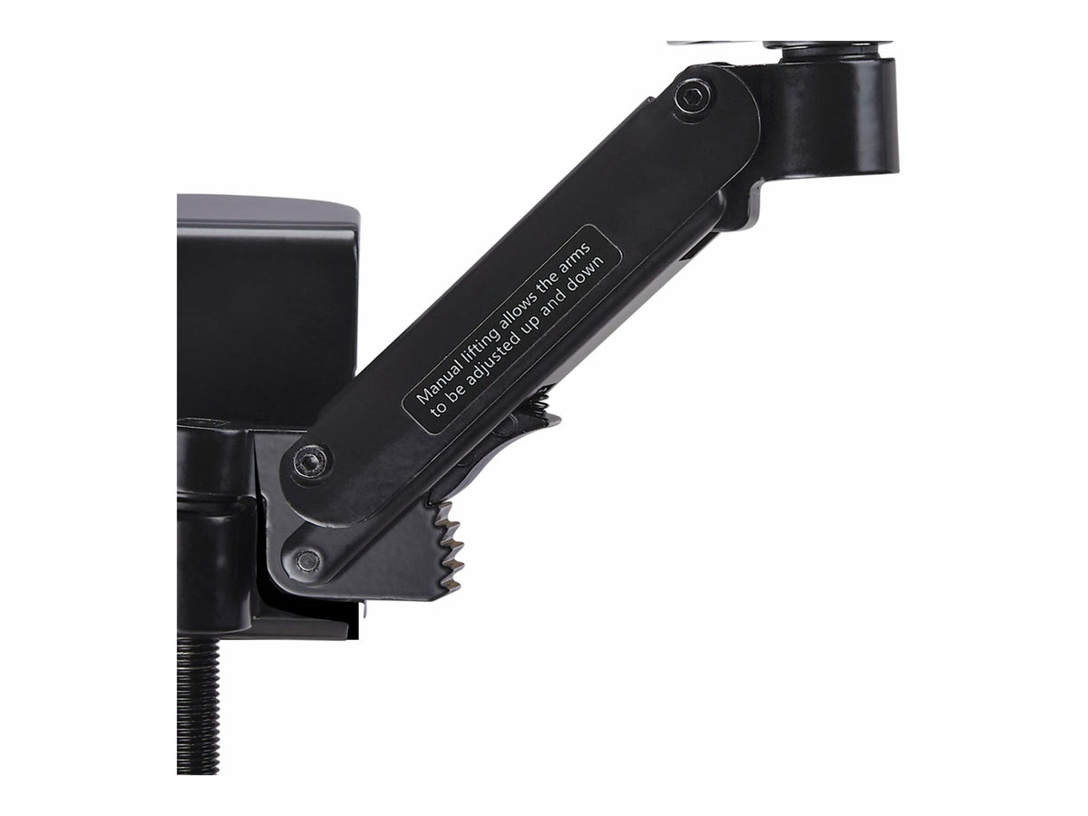 STARTECH.COM Verstellbare Schreibtisch Armlehne Ergonomische Armstutze 360-Grad-Drehbar Klemmbefestigung Ellbogenstutze