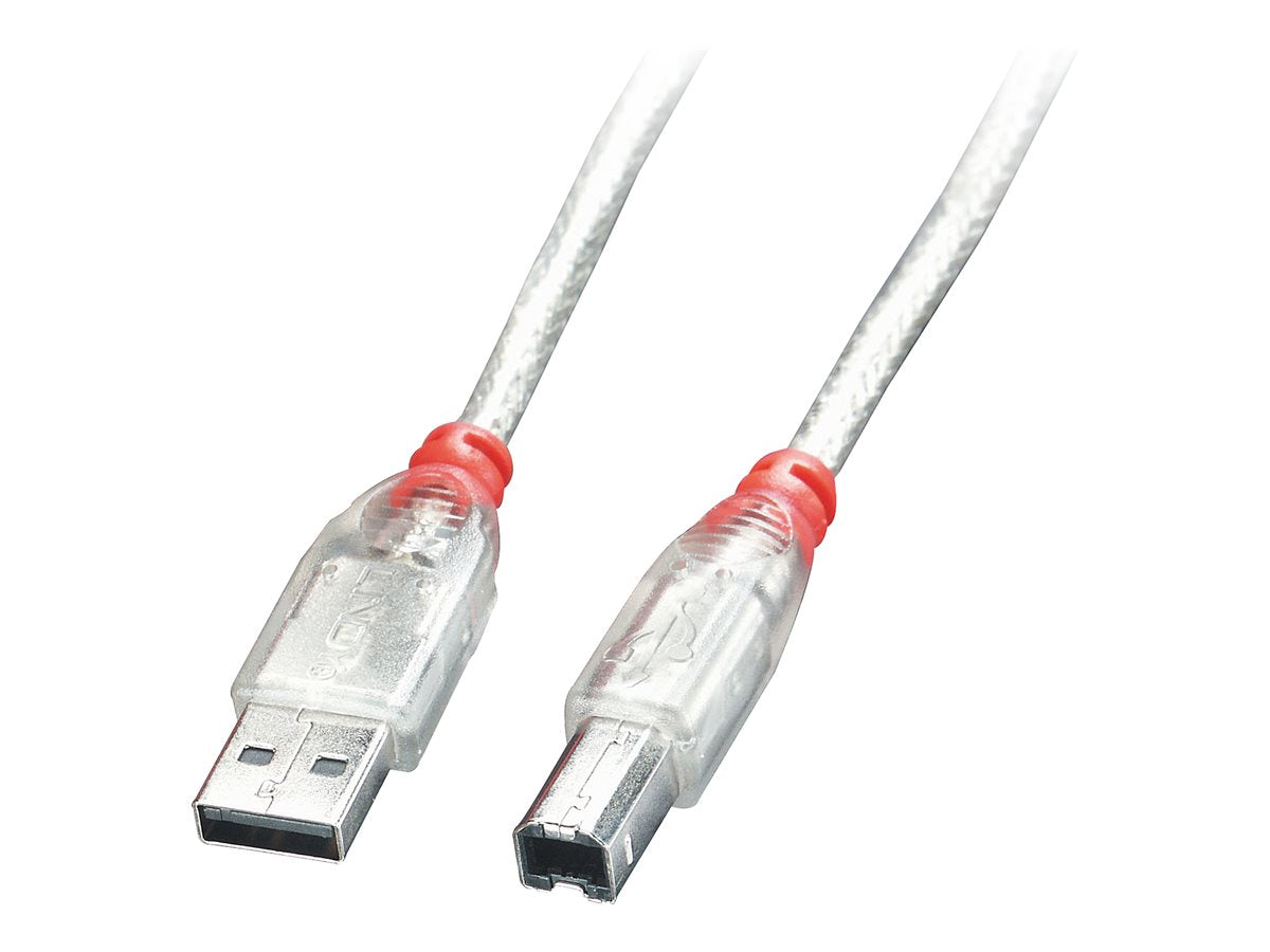 LINDY USB 2.0 Kabel Typ A/B 2m Vorderansicht
