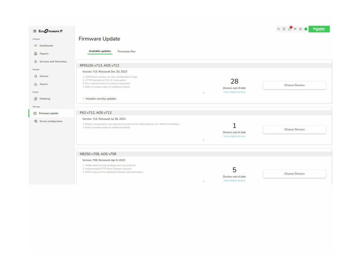 APC EcoStruxure IT Expert 750 nodes 1year billed monthly Detailansicht 1
