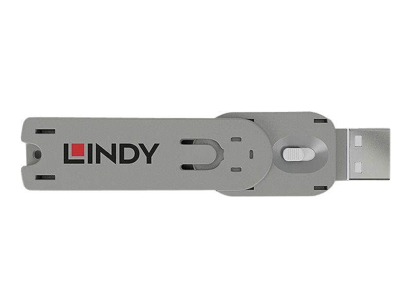 LINDY Schlüssel USB Port Schloss weiss - Verpackung