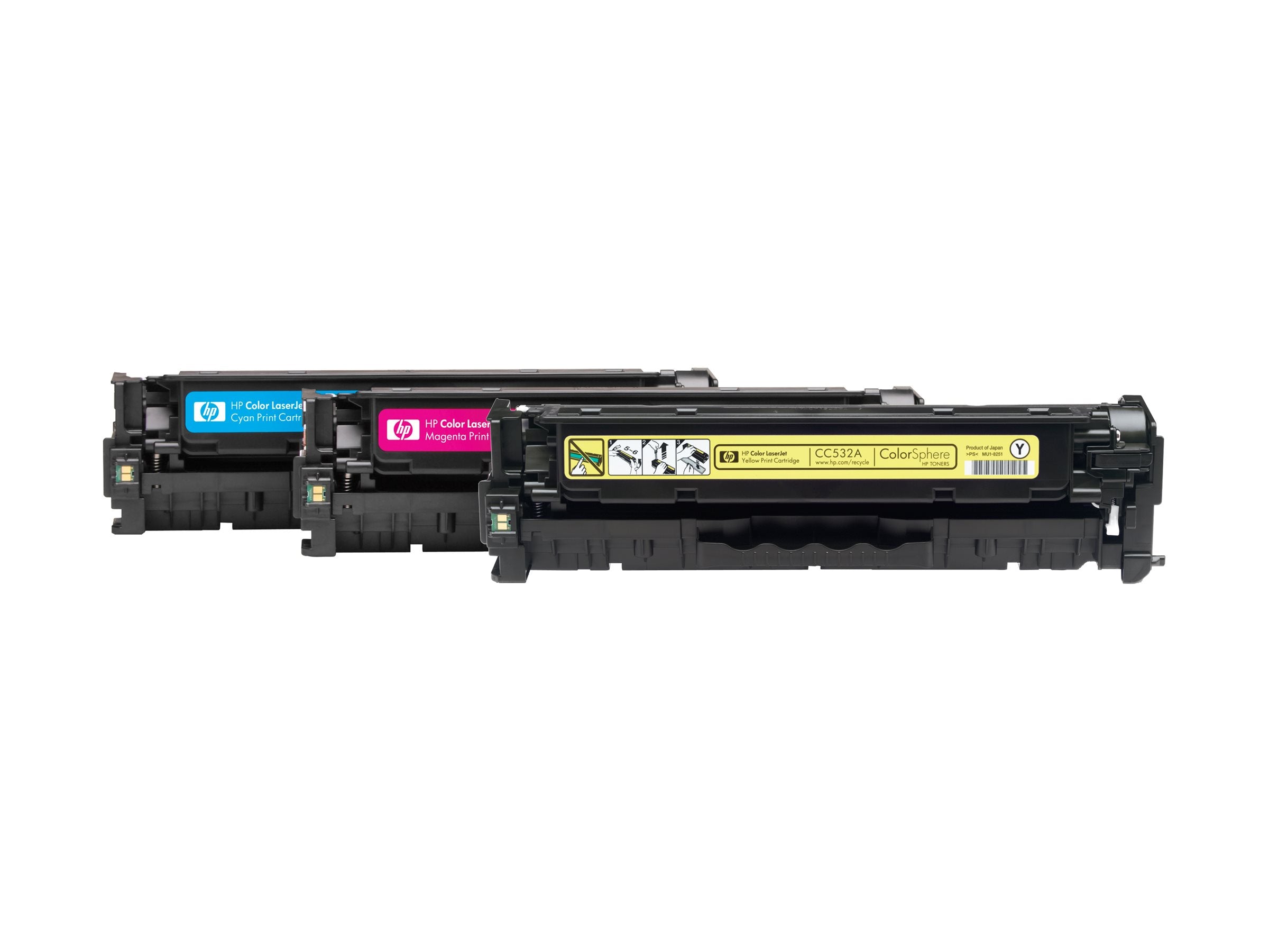 HP 304A Tonerpatrone CC532A Gelb Verpackung
