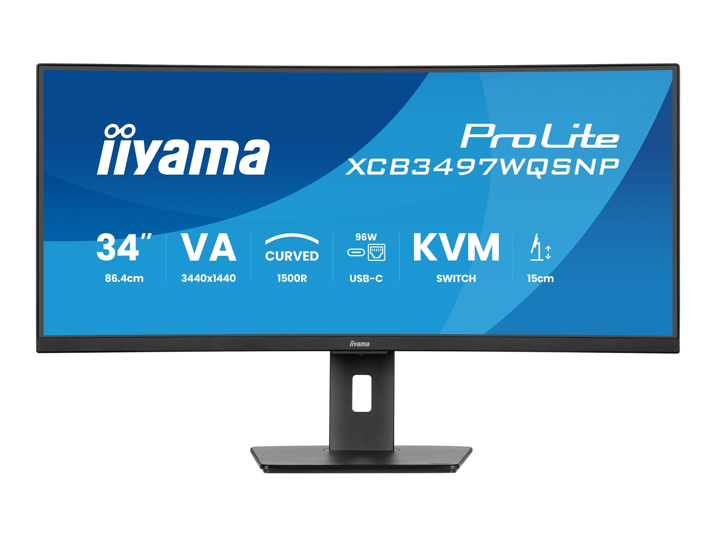 IIYAMA XCB3497WQSNP-B1 Monitor Vorderansicht