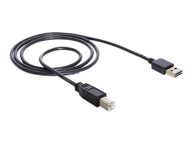 DELOCK Kabel EASY USB 2.0-A > B Stecker/Stecker 2 m - Vorderansicht
