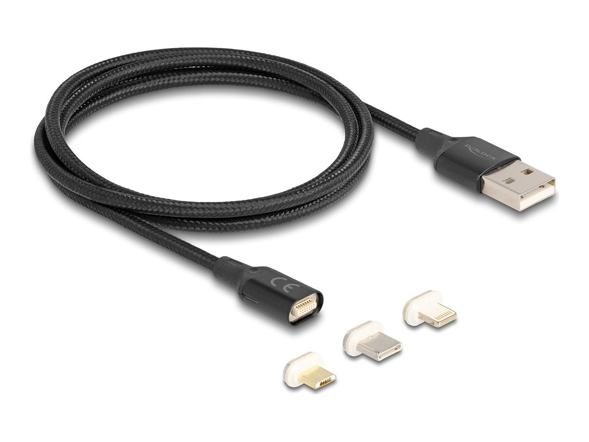 DELOCK Magnetisches Ladekabel Set Vorderansicht