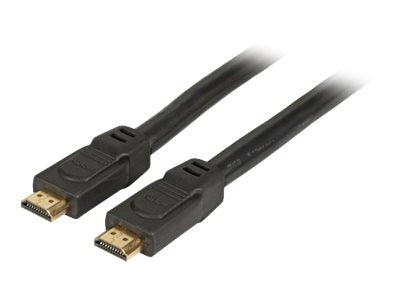 EFB HighSpeed HDMI Kabel mit Ethernet 4K60Hz A-A St-St 15m schwarz - Vorderansicht