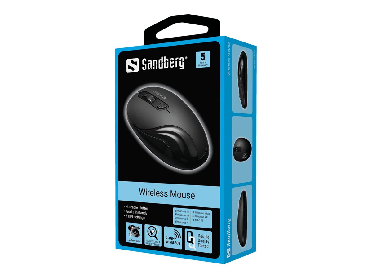 SANDBERG Wireless Mouse Vorderansicht