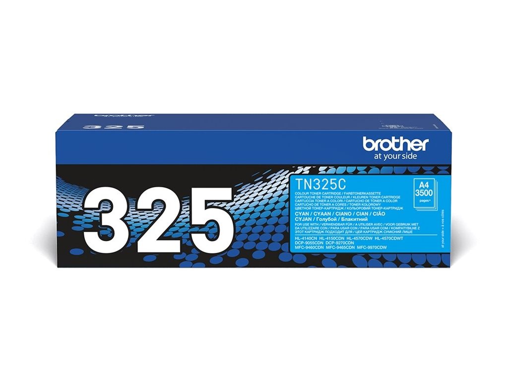 BROTHER TN-325 Toner cyan im Einsatz