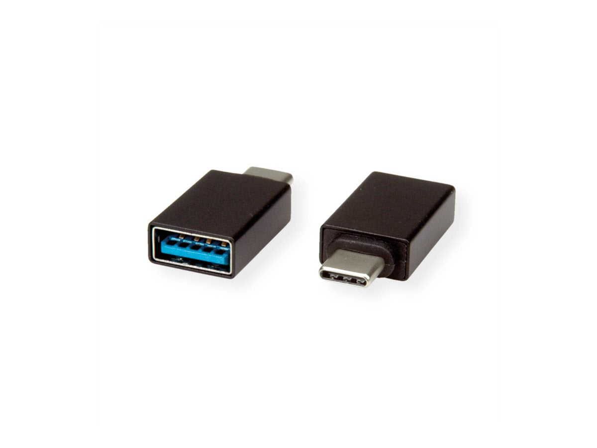 ROLINE USB 3.2 Gen 1 Adapter USB Typ A - C BU/ST Anschlussansicht