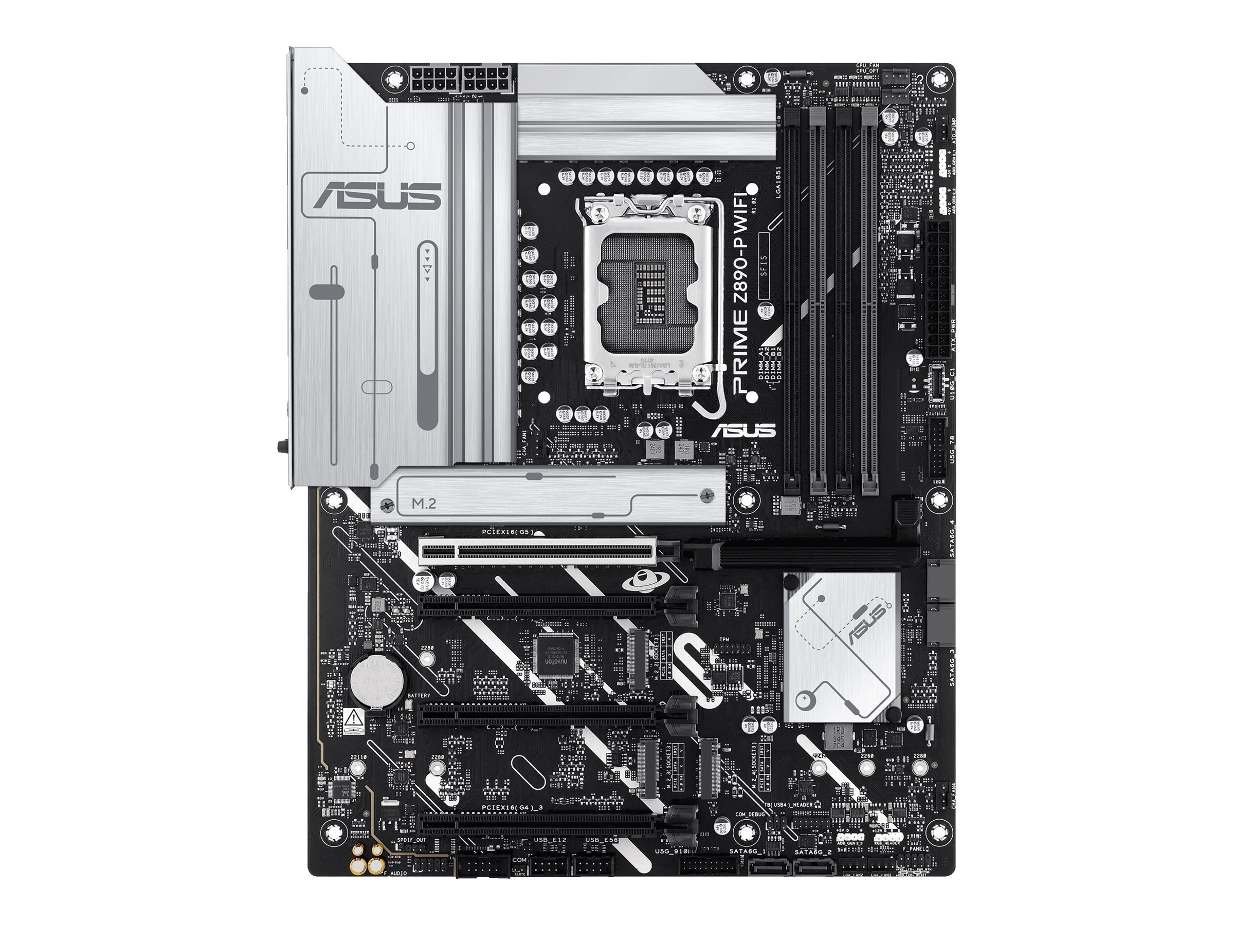 ASUS PRIME Z890-P WIFI LGA1851 DDR5 ATX MB - Vorderansicht
