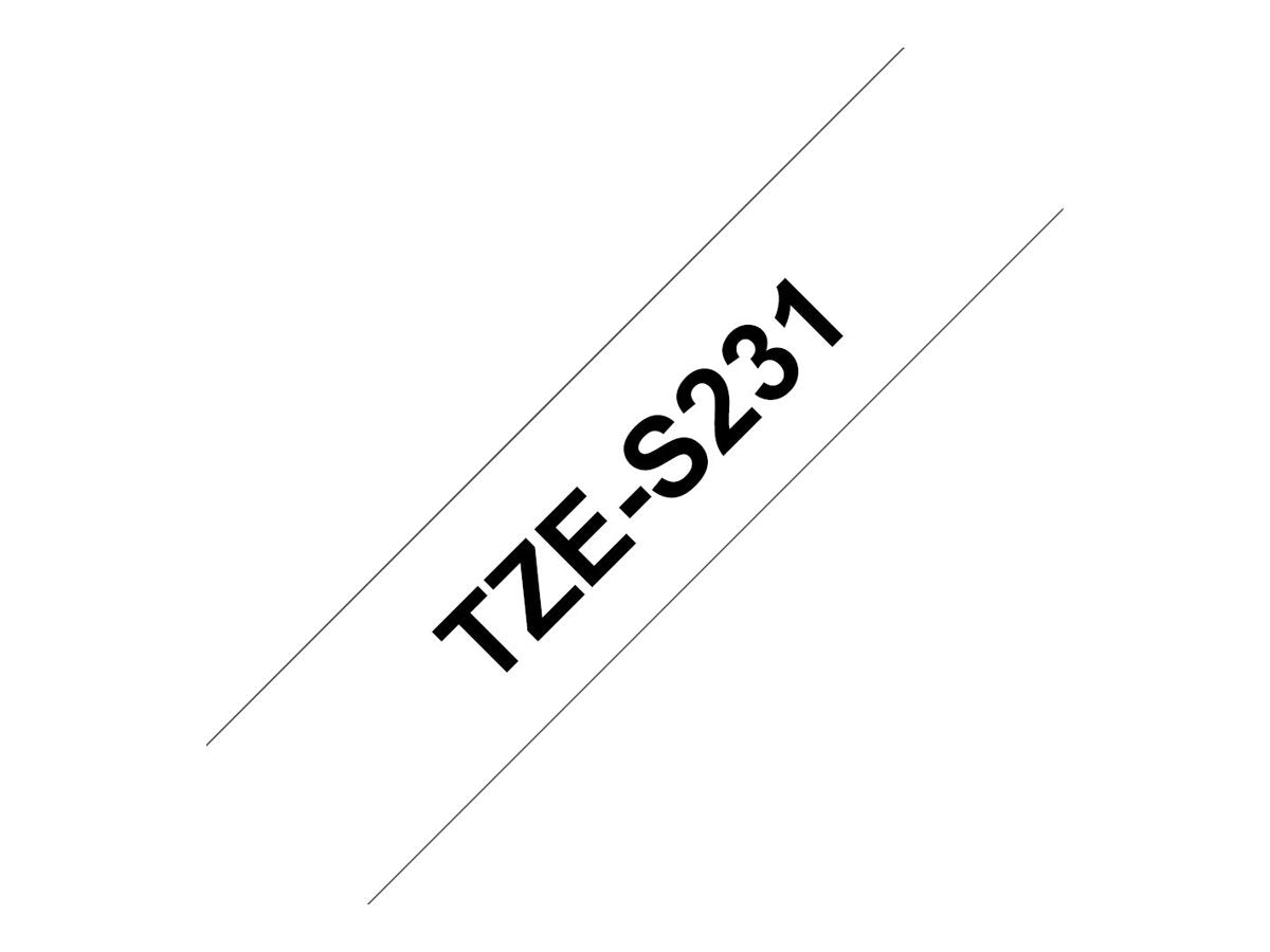 BROTHER P-Touch TZE-S231 Schriftband Vorderansicht