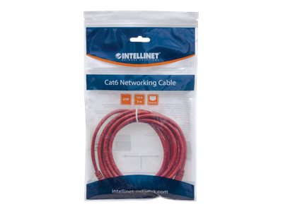 INTELLINET Netzwerkkabel Cat6 U/UTP 3,0m Anschlussansicht