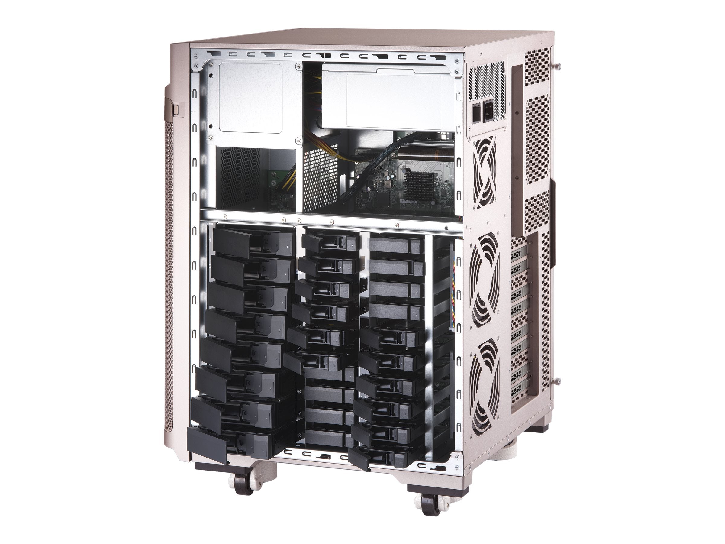 QNAP TS-2888X-W2145-512G NAS-Server Vorderansicht
