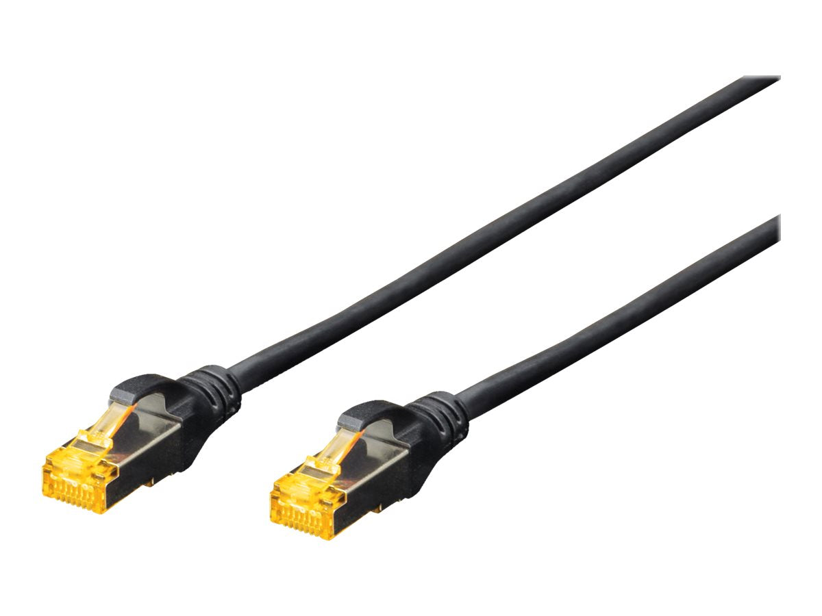 DIGITUS CAT 6A S-FTP Patchkabel Cu LSZH AWG 26/7 Länge 0,5 m - Vorderansicht