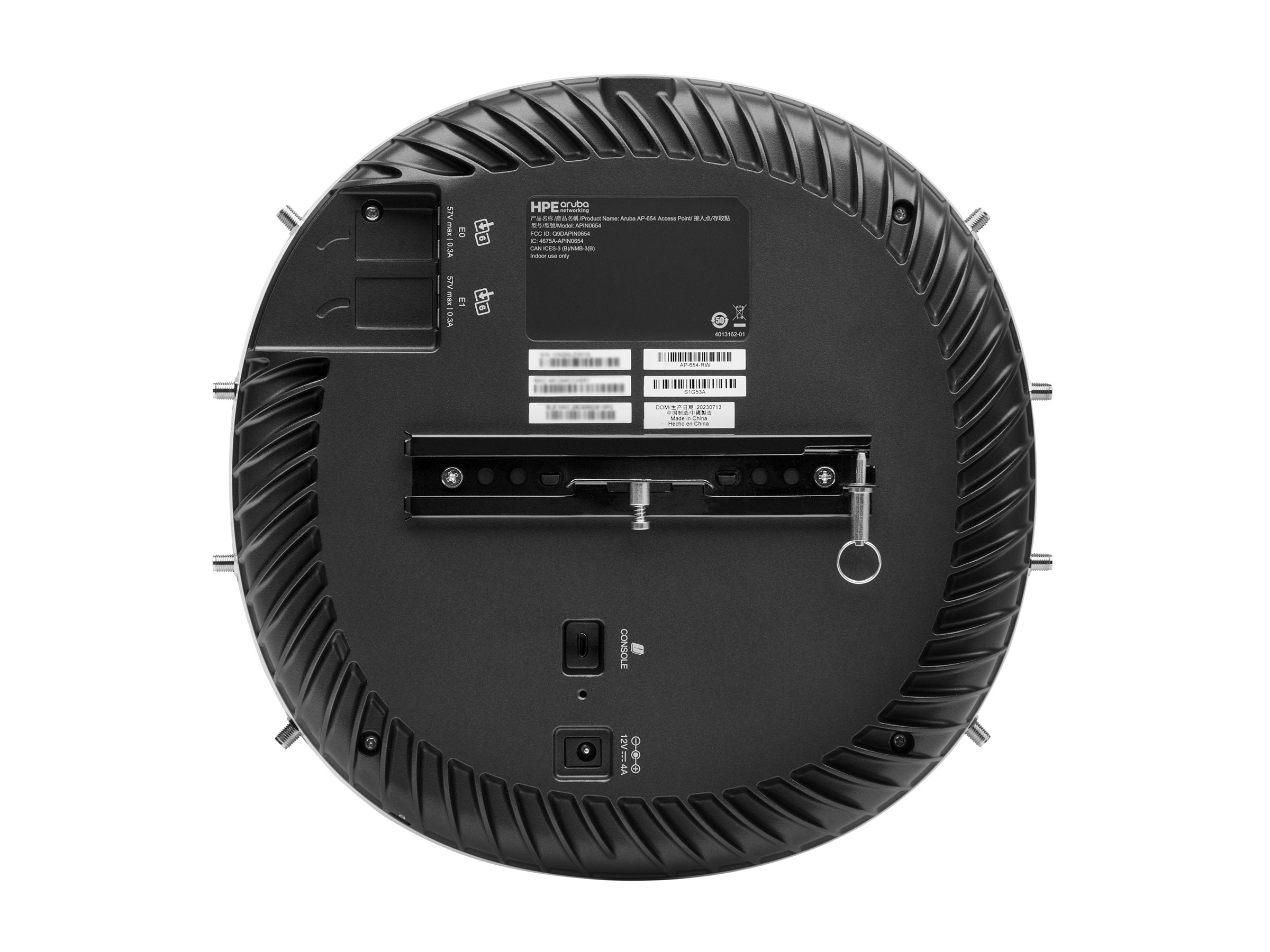 HPE Aruba Networking AP-654-RW Tri-radio 4x4:4 Wi-Fi 6E External Antennas Campus AP