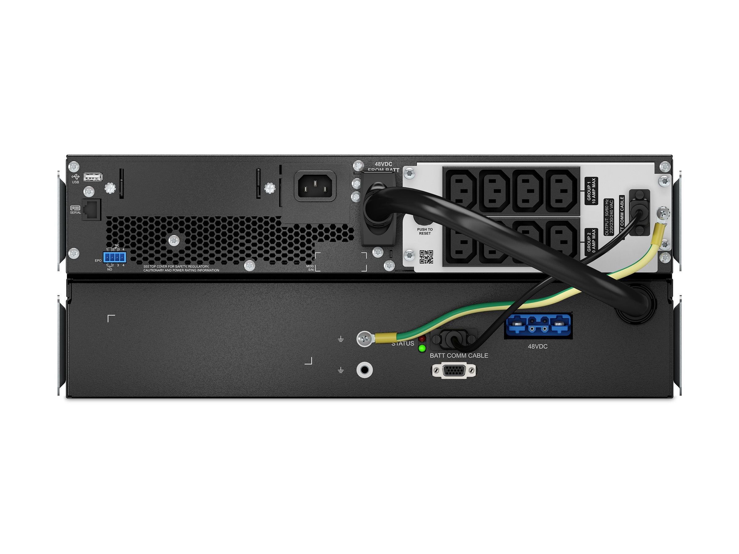 APC Smart-UPS SRT Lithium Ion 1000VA RM 4U 230V Long Runtime Detailansicht