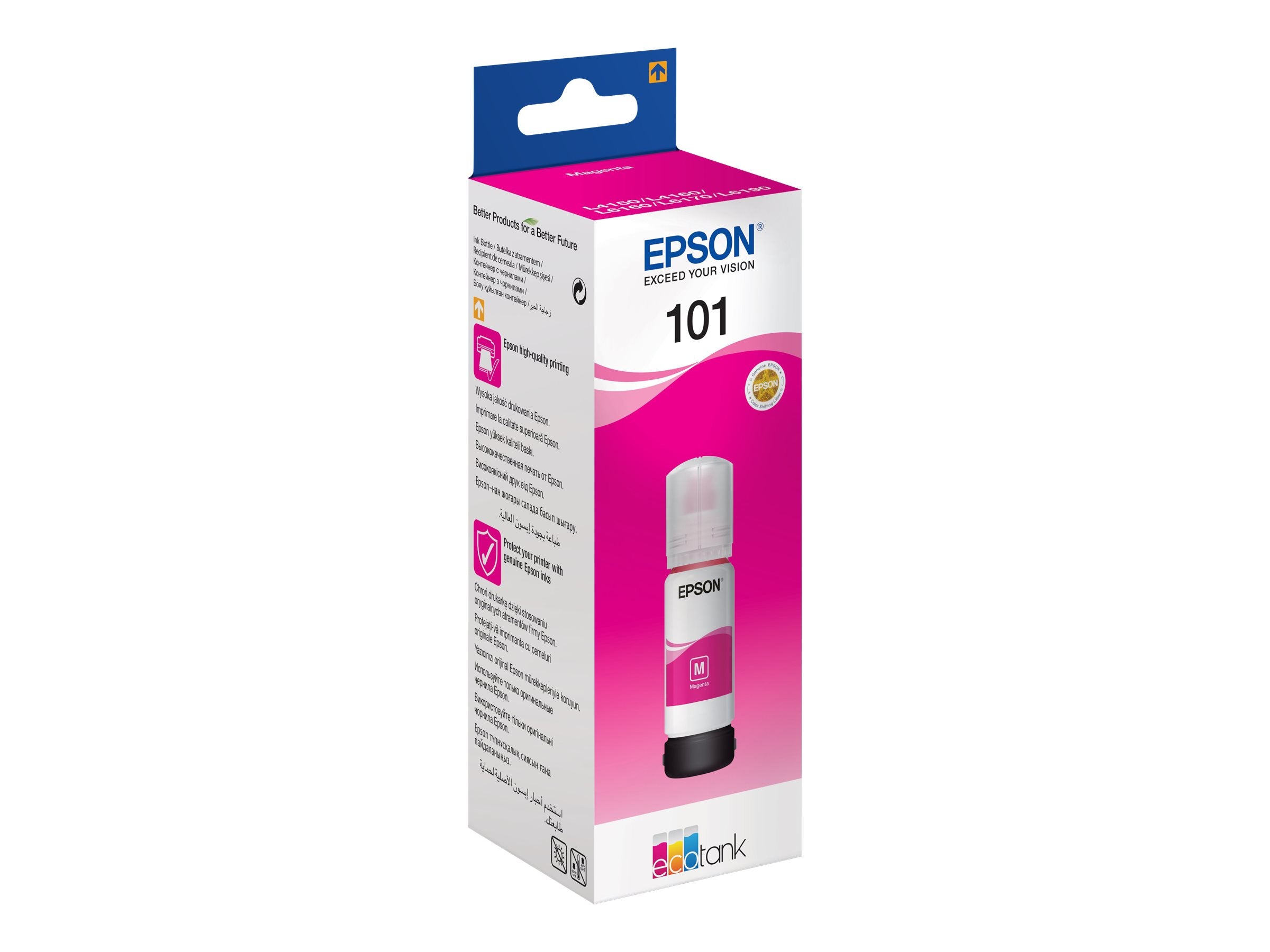 EPSON 1LB EcoTank Magenta ink bottle Vorderansicht
