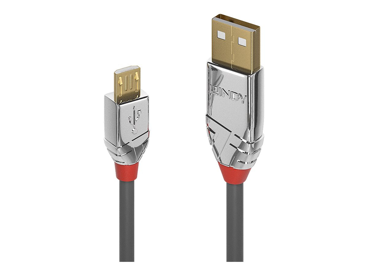 LINDY 1m USB 2.0 Typ A an Micro-B Kabel Cromo Line Verpackung