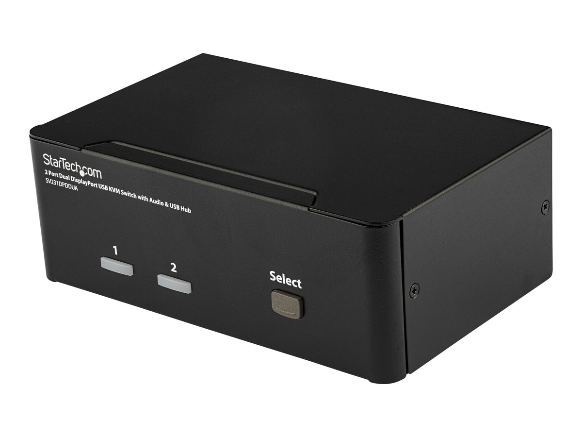 STARTECH.COM 2 Port Dual DisplayPort USB KVM Switch - Detailansicht