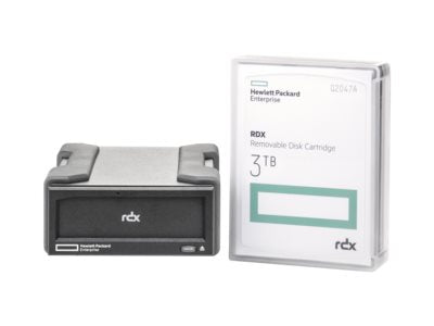 HPE 3TB RDX USB 3.0 External Disk Backup System - Verpackung