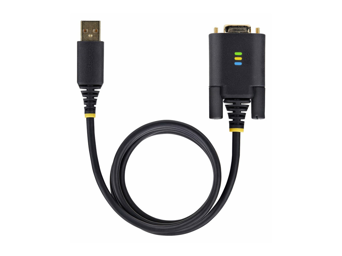 STARTECH.COM 2m USB Null Modem Kabel USB Seriell Adapter COM Retention FTDI USB RS232 Wechselbare DB9 Schrauben/Muttern