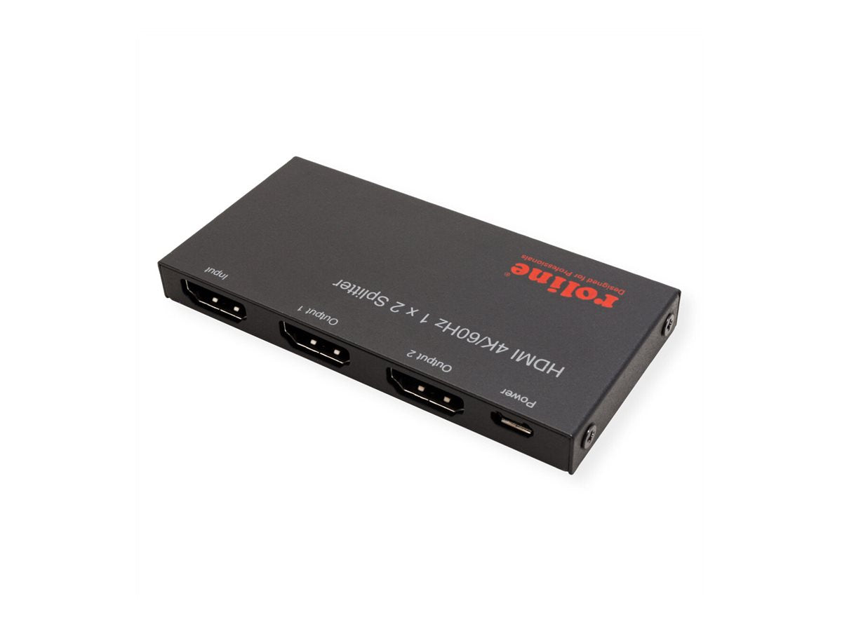ROLINE HDMI Video-Splitter Ultra Slim 2fach Detailansicht