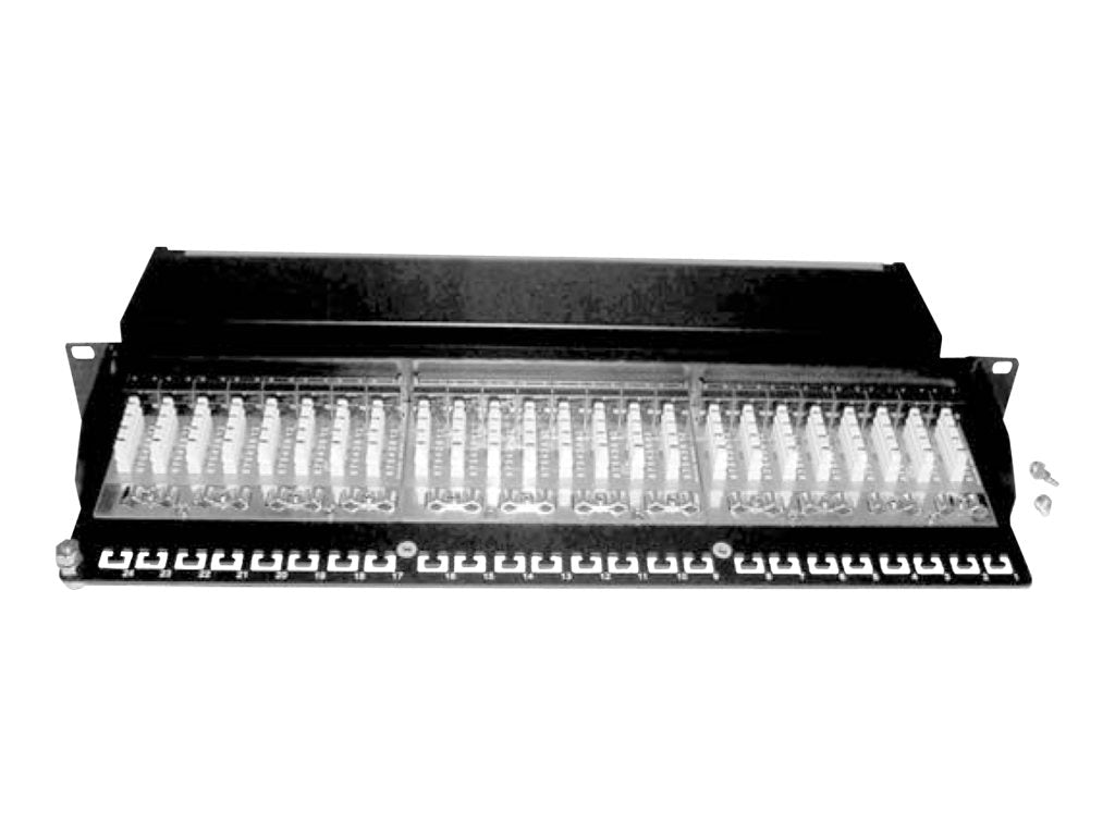 DIGITUS Patch Panel Desktop 12Port RJ45 Cat6a geschirmt Vorderansicht