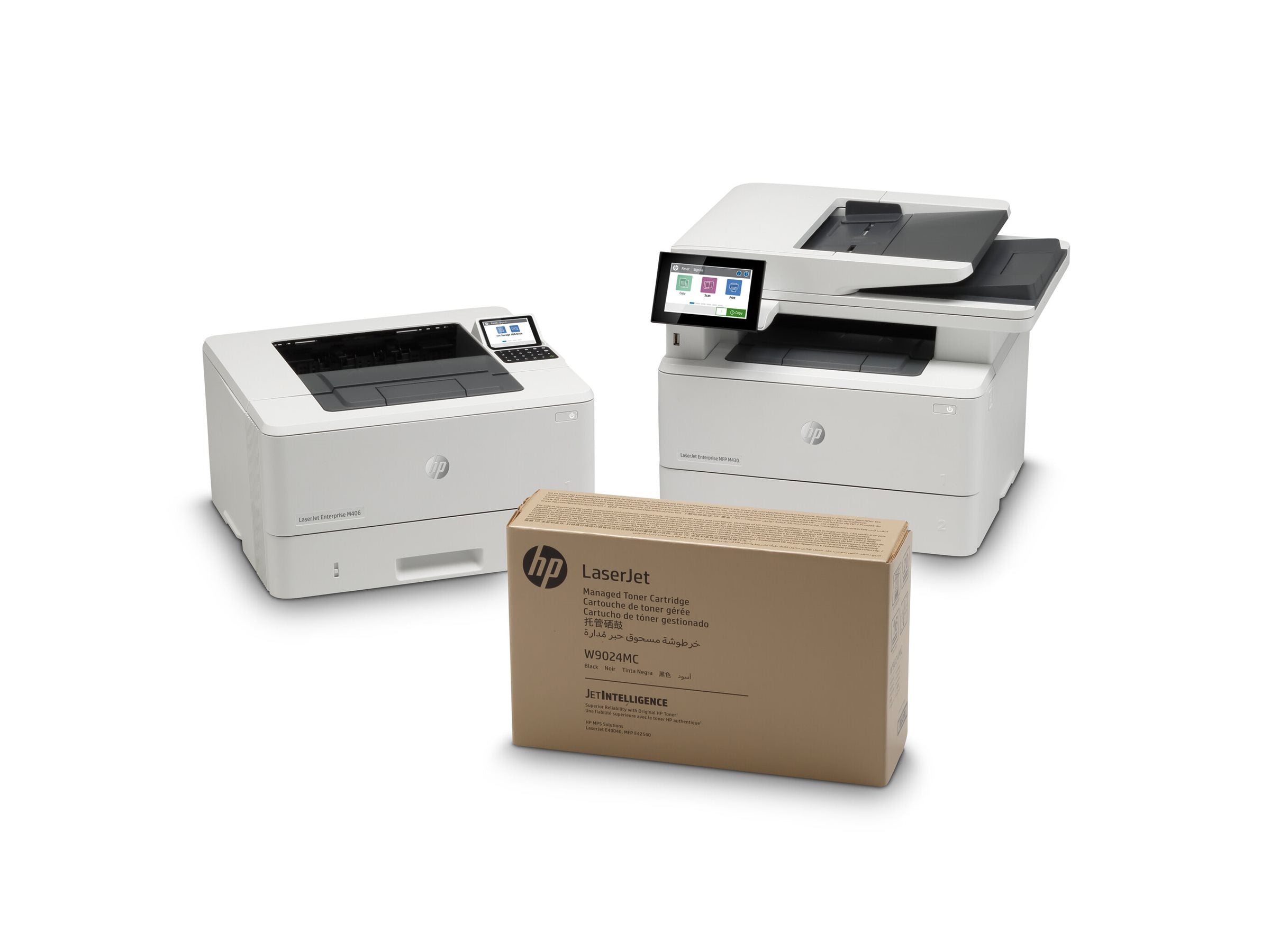 HP LaserJet Enterprise MFP M430f Vorderansicht