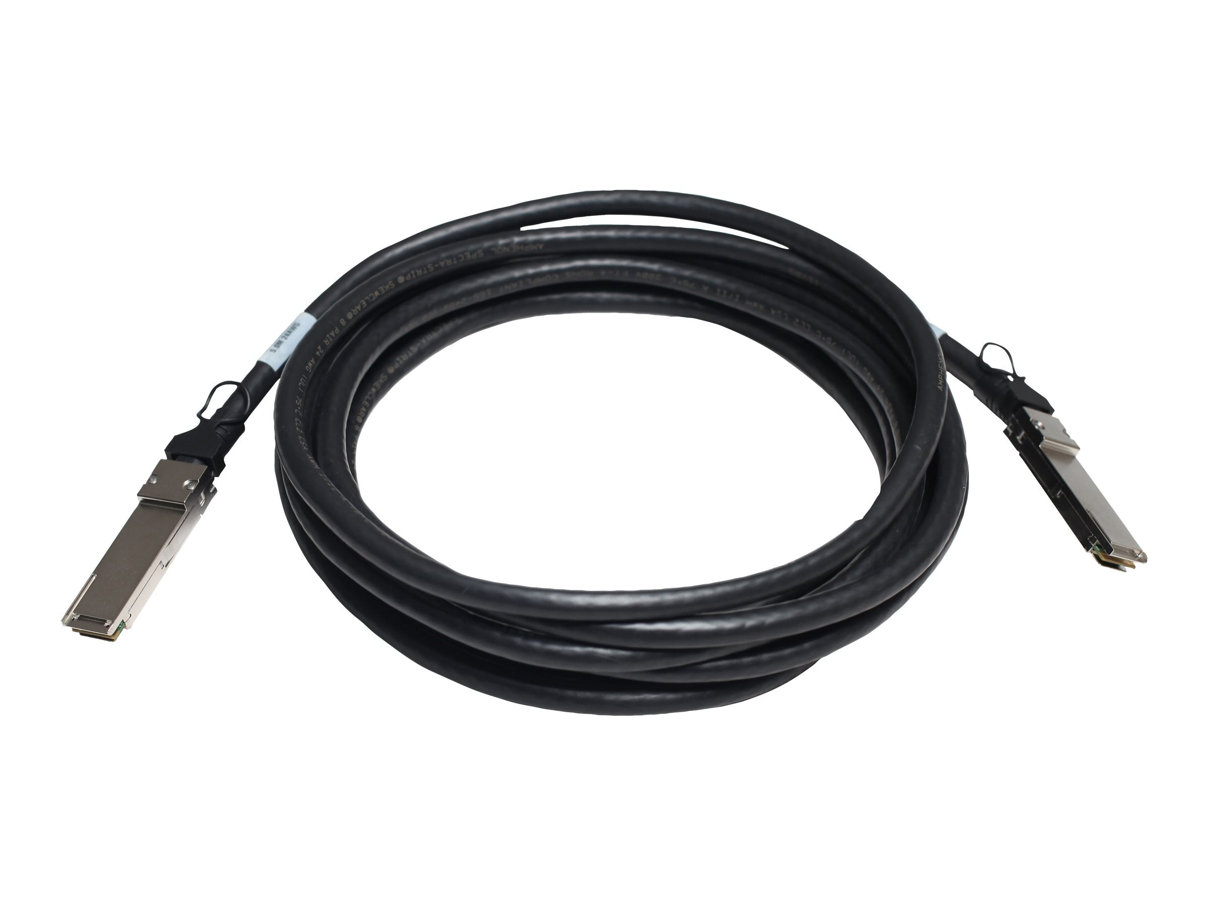 ARUBA HPE Aruba DA Copper Cable 40Gbit/s QSFP+ to QSFP+ 5m - Vorderansicht