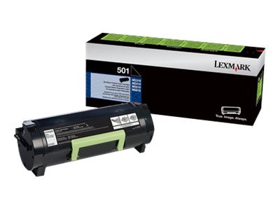 LEXMARK 500UA Toner schwarz hohe Kapazität Vorderansicht