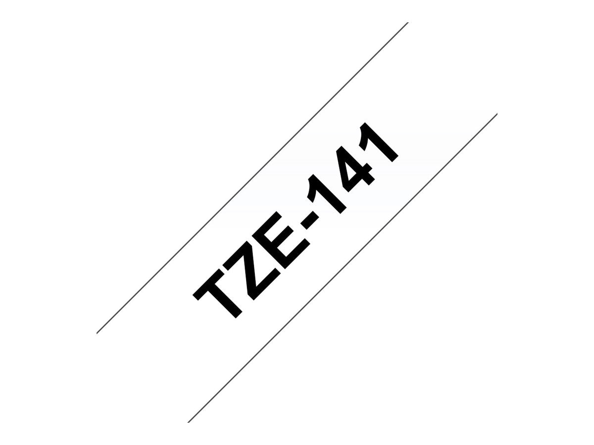 BROTHER P-Touch TZE-141 Schriftband Vorderansicht