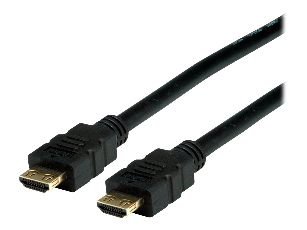 VALUE 4K HDMI Ultra HD Kabel mit Ethernet ST/ST schwarz 3m