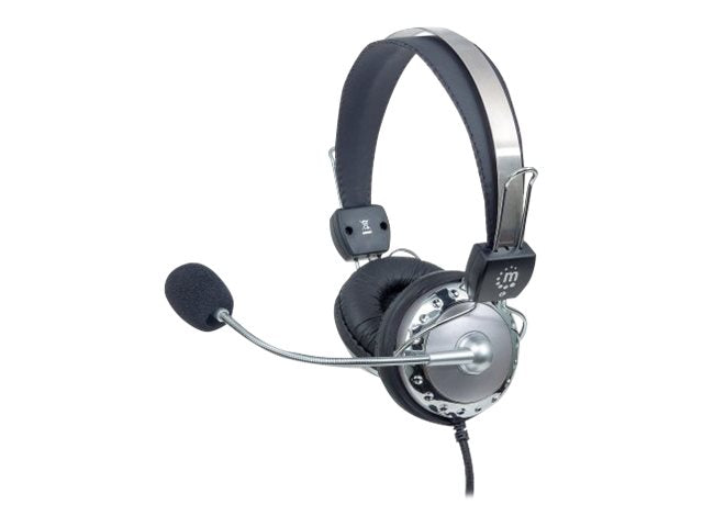 MANHATTAN Headset SLIM LINE Stereo Vorderansicht