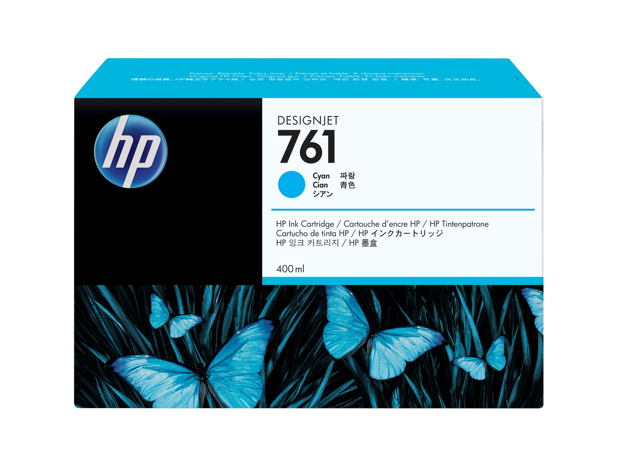 HP 761 Original Tinte cyan Verpackung