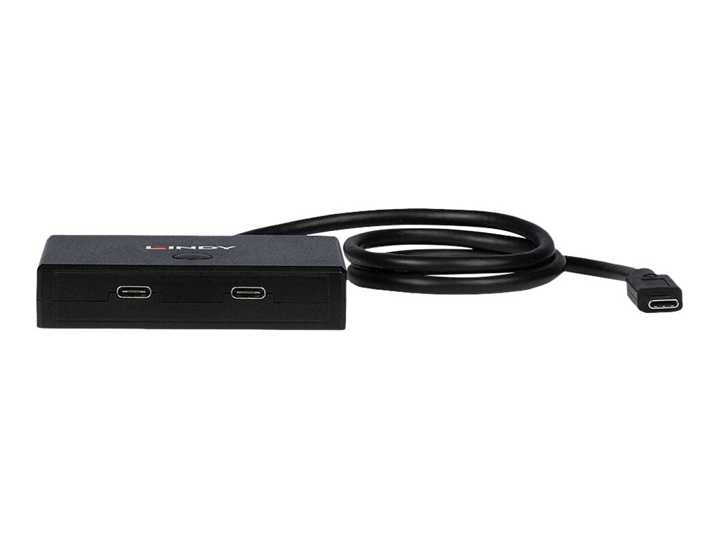 LINDY 2 Port USB 3.2 Gen 1 Typ C Switch - Vorderansicht