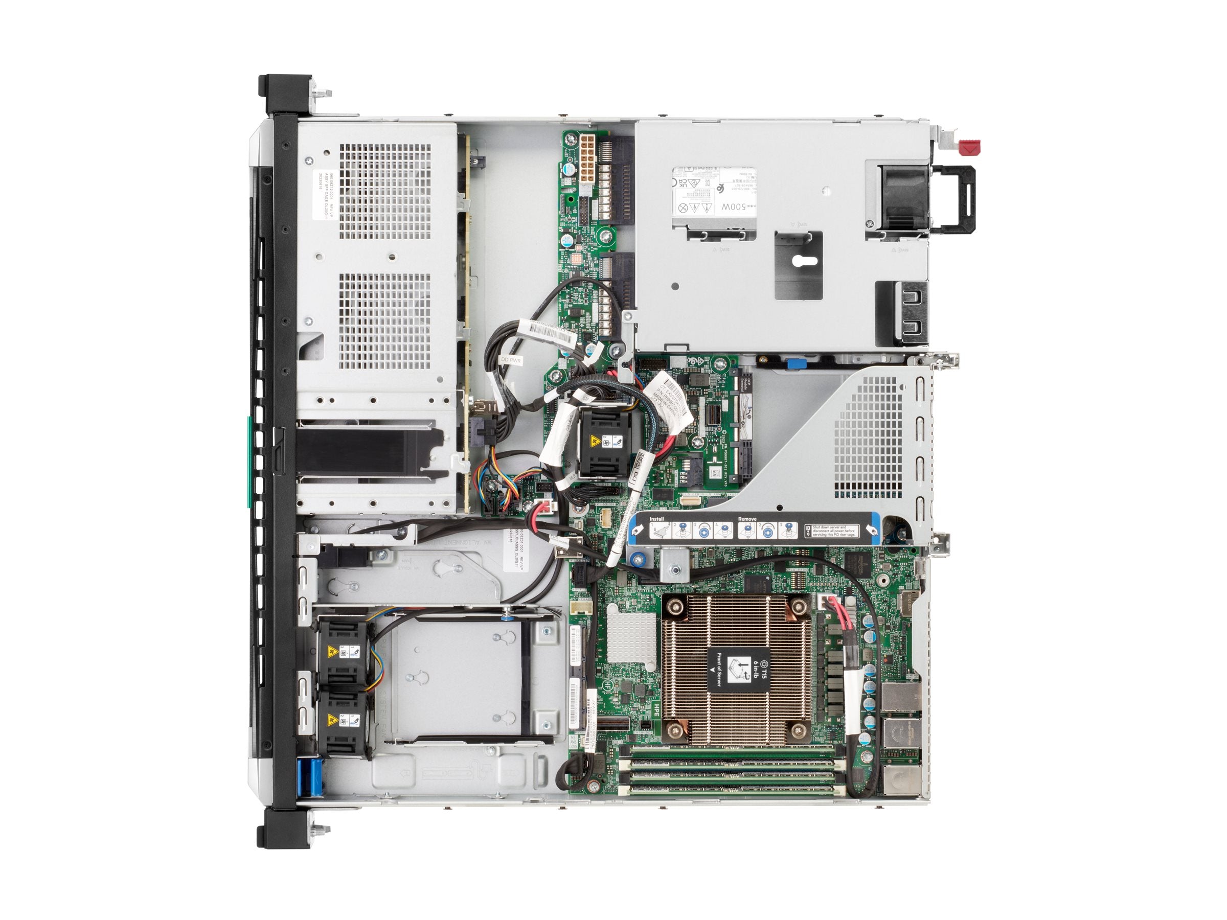 HPE ProLiant DL20 Gen11 1HE Xeon E-2434 4-Core 3.4GHz 1x32GB-U 4xSFF Hot Plug 2x480GB SSD VROC 800W Server