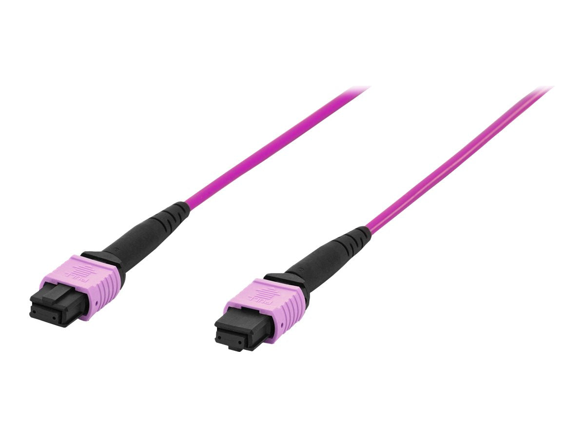 DIGITUS LWL Patchkabel MPO auf MPO Female OM4 Multimode 50/125 m 10m - Vorderansicht
