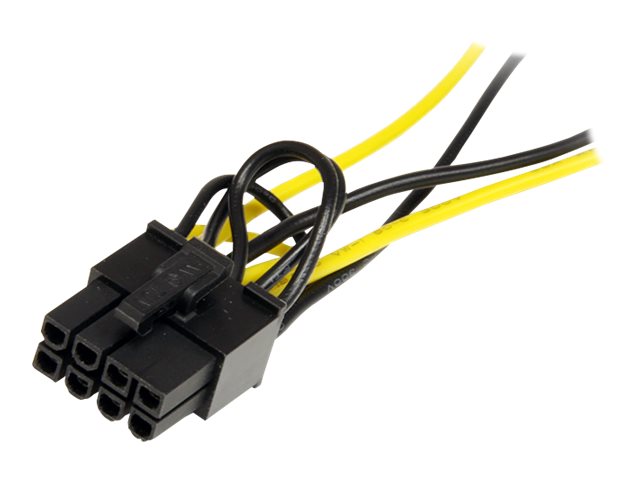 STARTECH.COM 15cm SATA Strom auf 8 pin PCI Express Grafikkarten Stromkabel - Vorderansicht