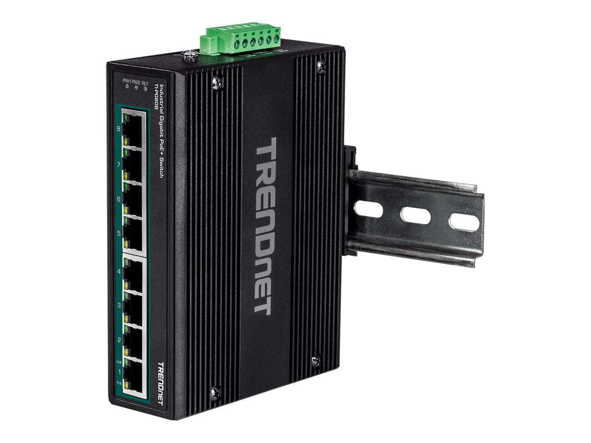 TRENDNET TI-PG80B 8-Port PoE+ Switch Detailansicht
