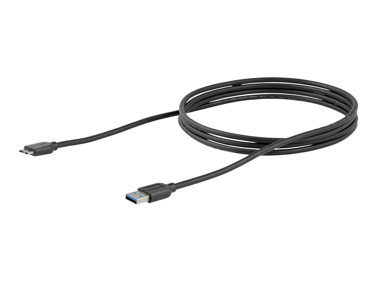 STARTECH.COM Slim Micro USB 3.0 Cable - Anschlussansicht