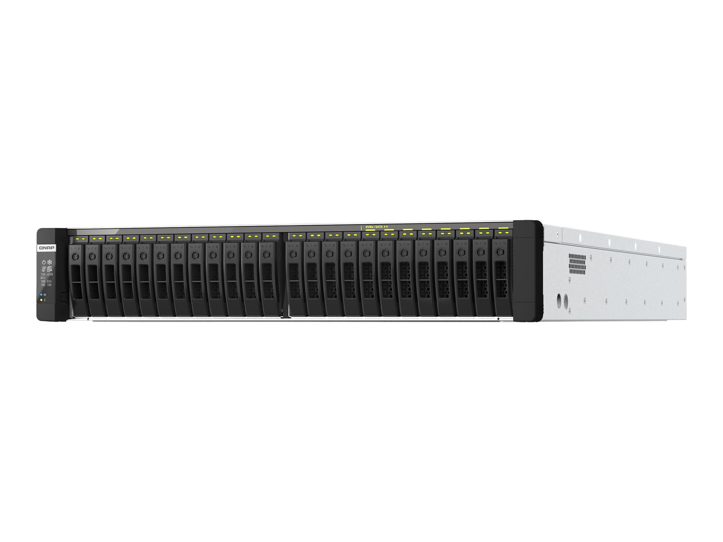 QNAP TDS-h2489FU-4314-256G NAS-Server Vorderansicht