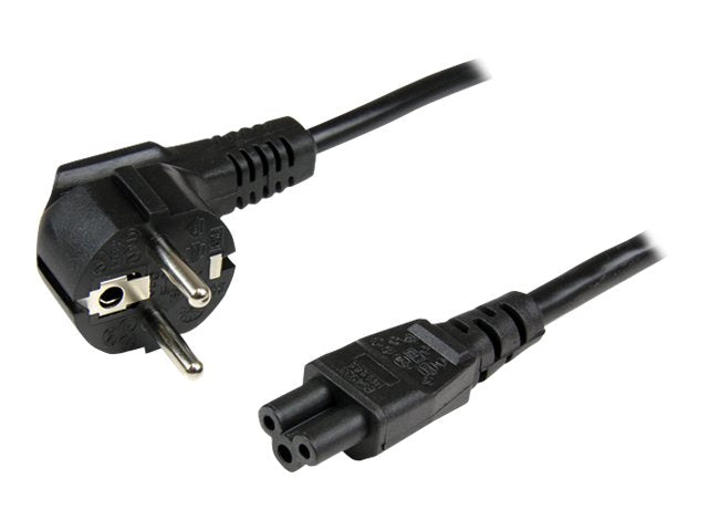 STARTECH.COM 2m Laptop Power Cord Schuko CEE7 to C5 - Anschlussansicht