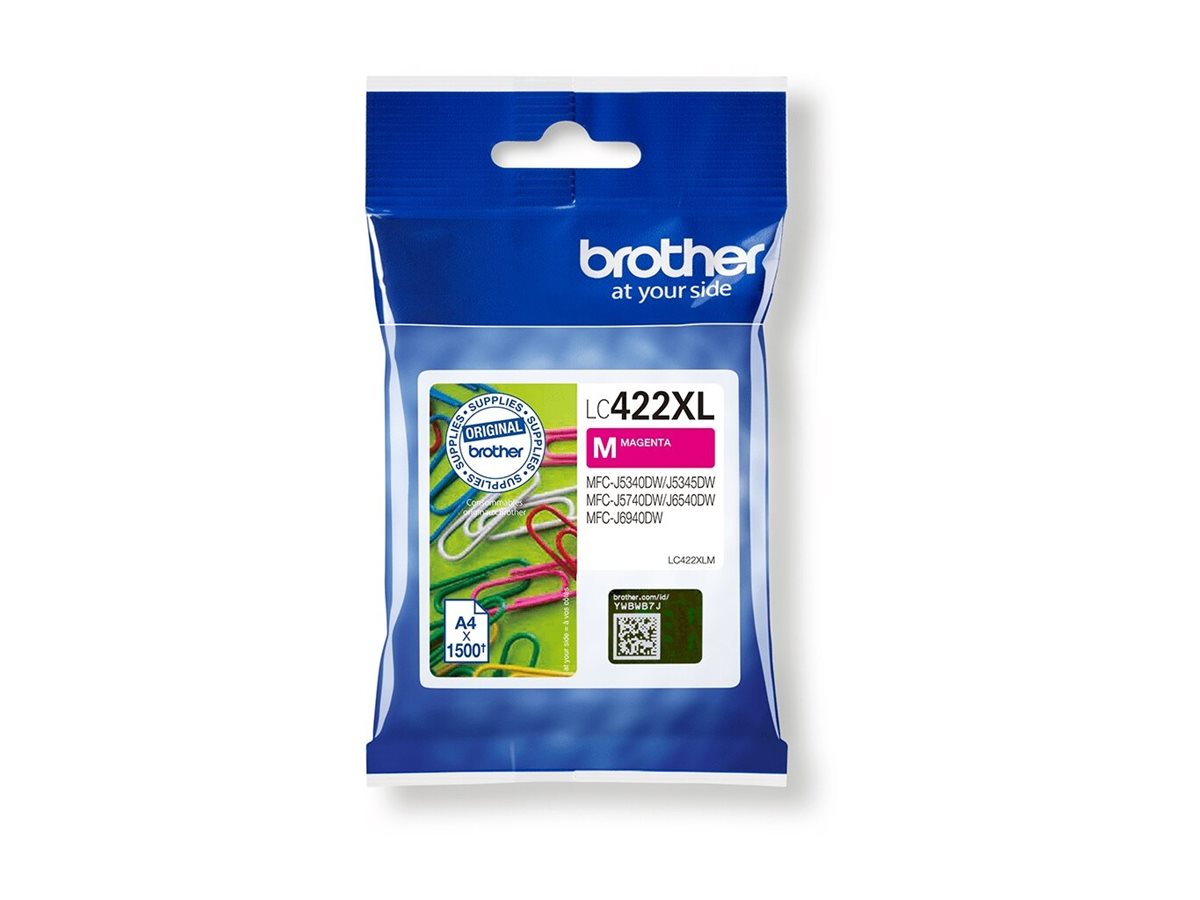 BROTHER LC422XLM HY Tintenpatrone Verpackung