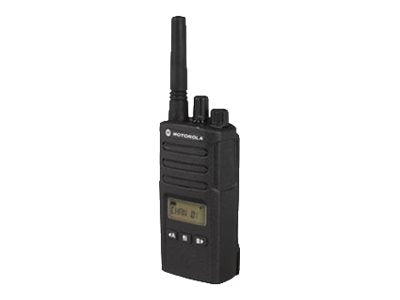 MOTOROLA XT460 HFG PMR446 IP55 mit Display best. aus Funkgerät + Holster mit Gürtelclip + LiIon-Akku 2.200mAh + 230V Ladegerät