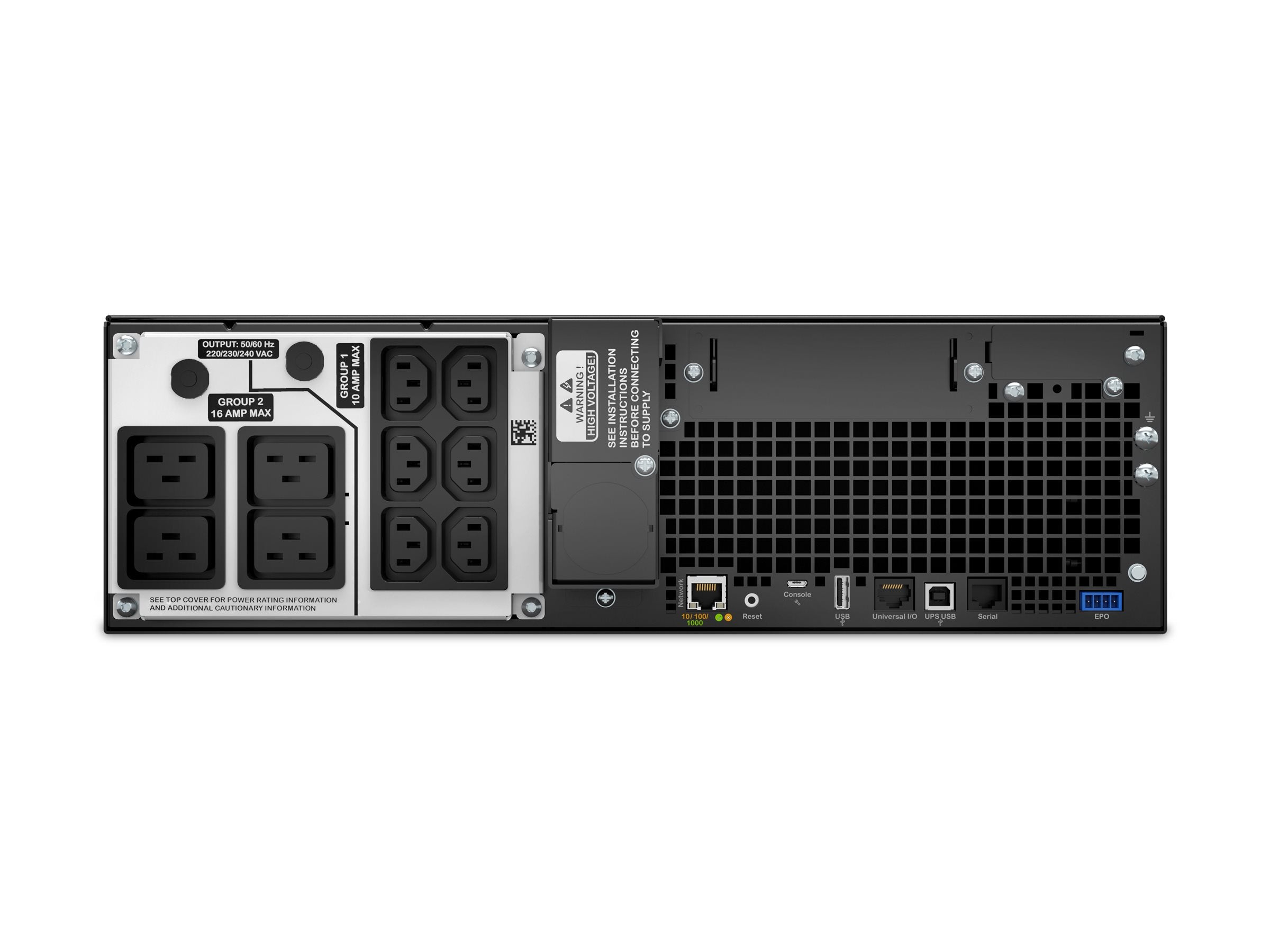 APC Smart-UPS SRT 5000VA RM USV Rückansicht
