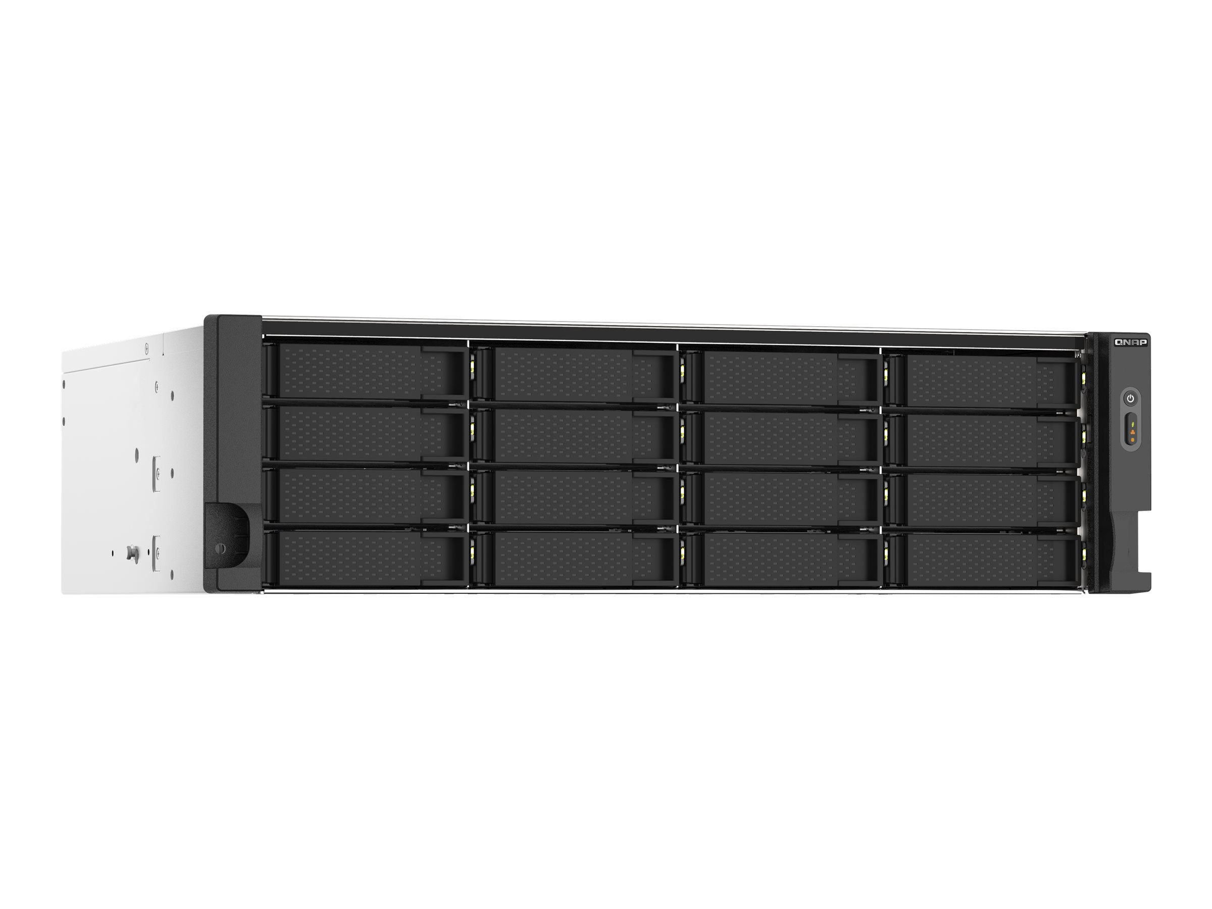 QNAP 16-Bay-Rackmount-NAS Seitenansicht