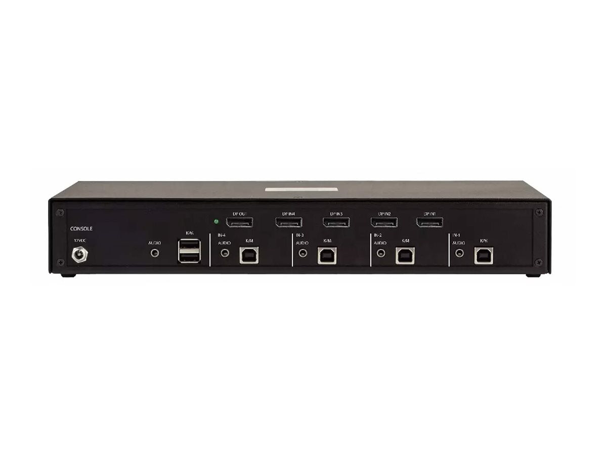 STARTECH.COM 4-Port Secure KVM Switch DisplayPort 4K 30Hz NIAP 4.0 Zertifizierter Desktop KVM Umschalter