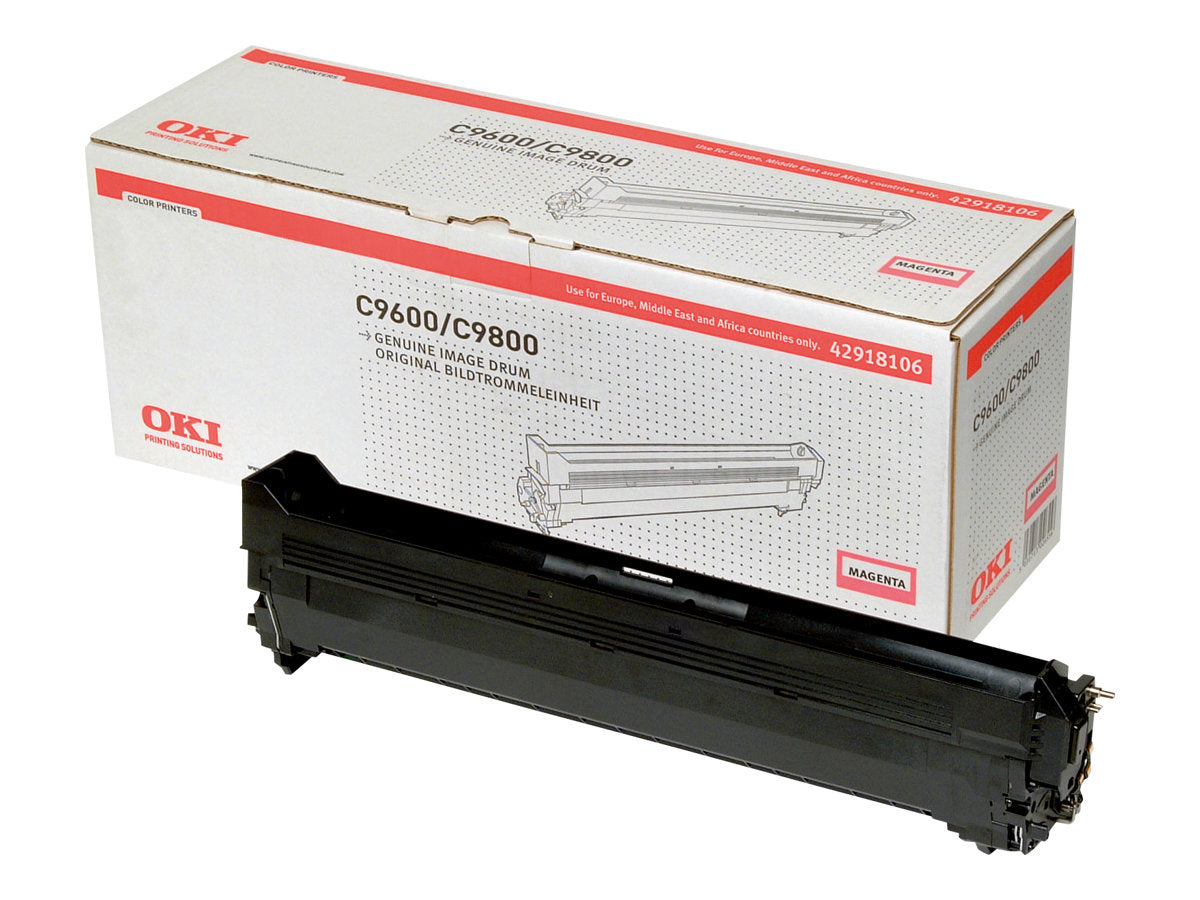 OKI C9600, C9650, C9800, C9850 Trommel magenta Vorderansicht