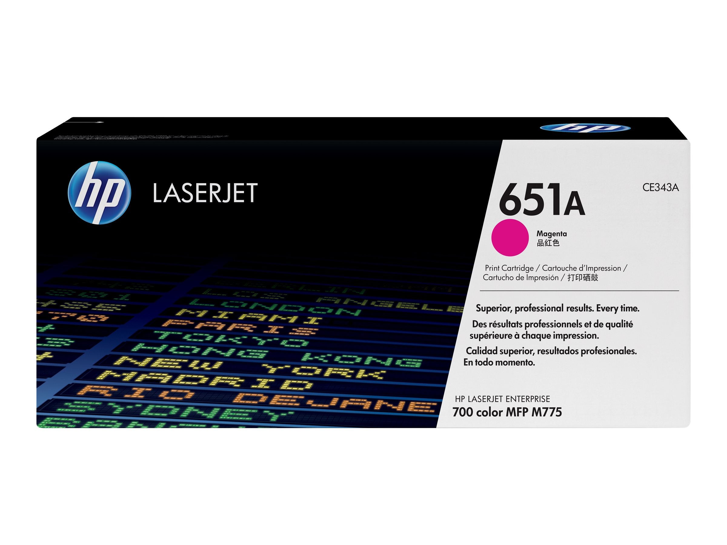 HP 651A Original Toner magenta Vorderansicht