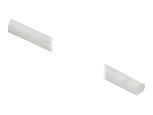 DELOCK Schutzschlauch Glasfasergeflecht 2 m x 2 mm weiss - Verpackung